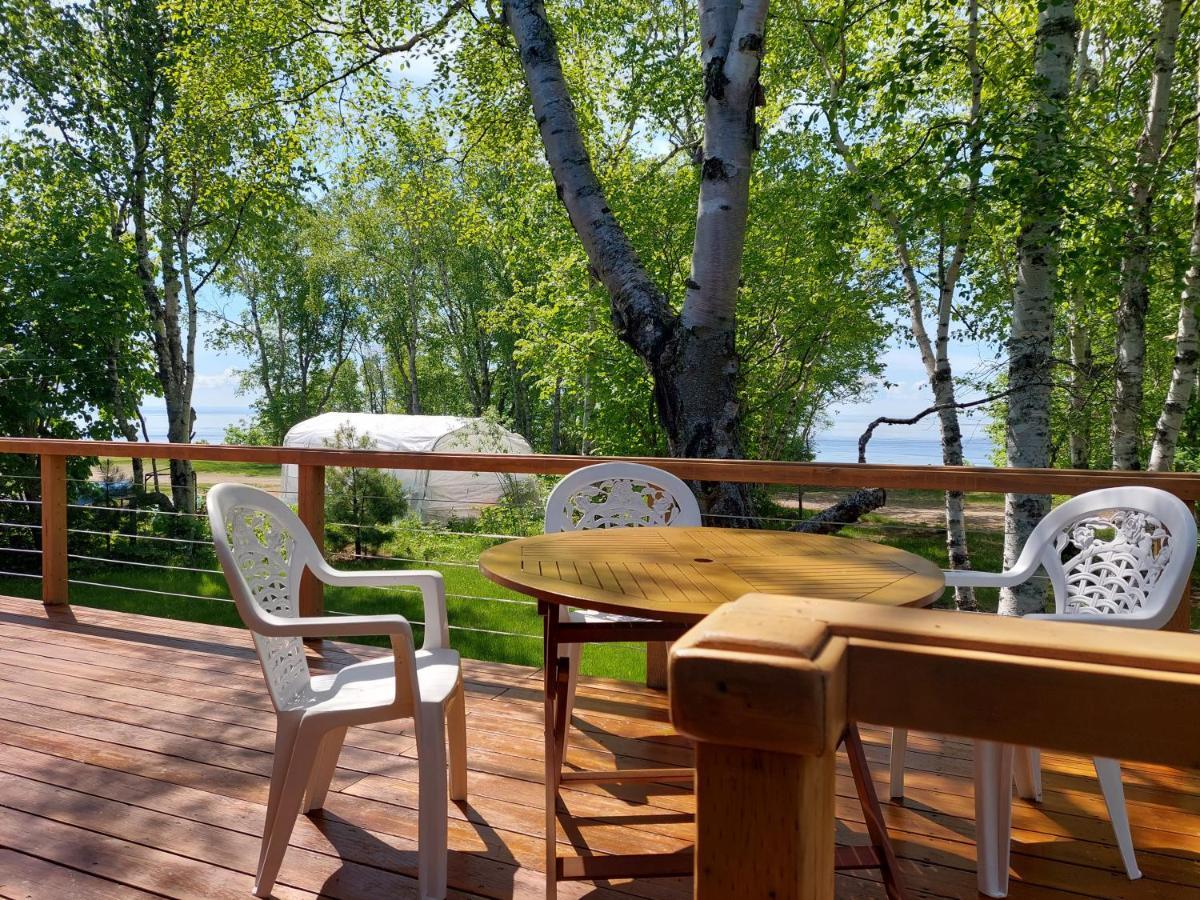 La Nef Bleue Villa Tadoussac Ngoại thất bức ảnh
